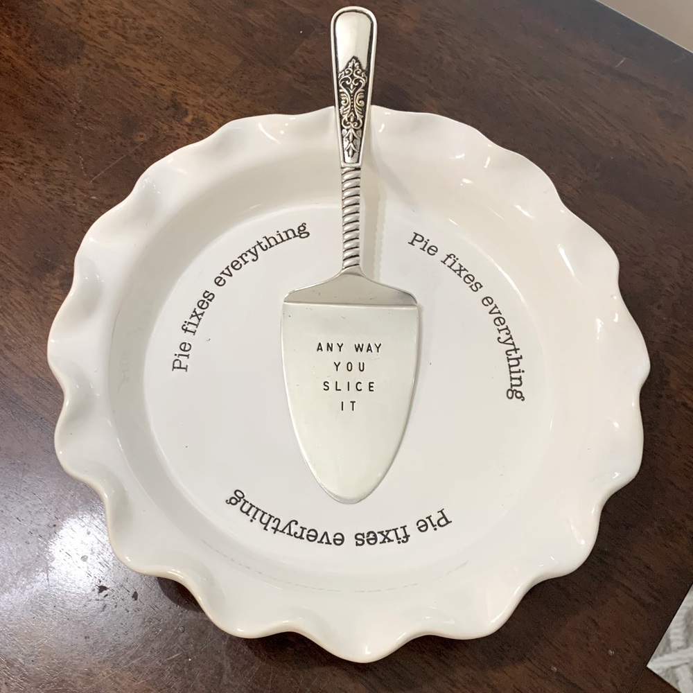 MudPie Pie Dish & Server Set